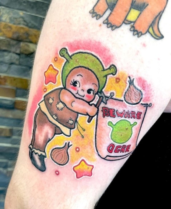 Tattoos For Shrek Fans (20 pics)