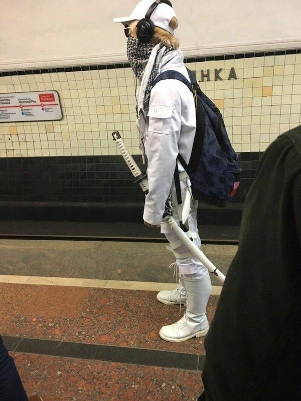 Odd People In The Subway (38 pics)