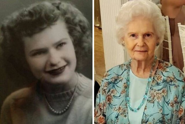 People Repeat Photos From The Past (24 pics)