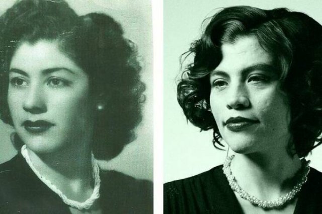 People Repeat Photos From The Past (24 pics)