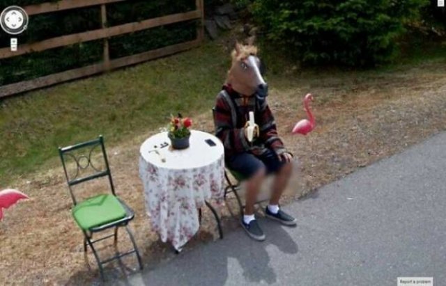 Unusual Finds In Google Street View (24 pics)