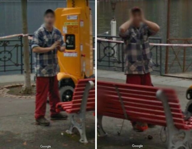 Unusual Finds In Google Street View (24 pics)