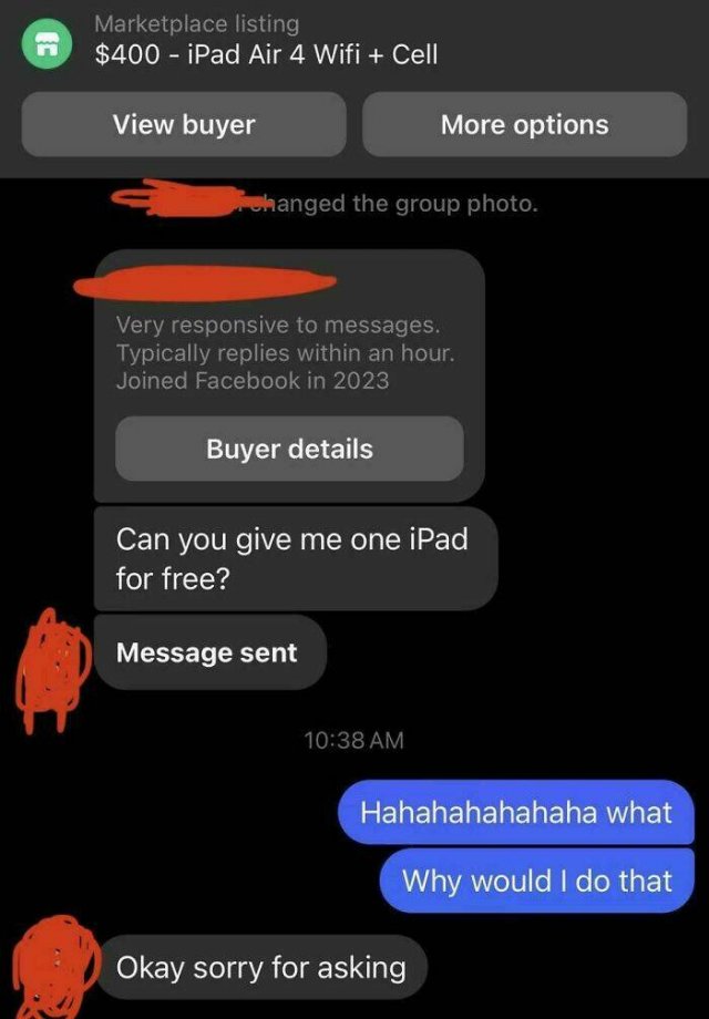 Strange Messages On Marketplaces (28 pics)