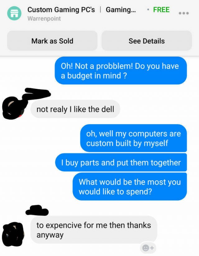 Strange Messages On Marketplaces (28 pics)