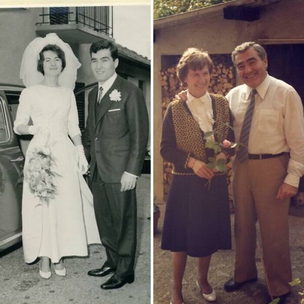 People Repeat Photos From The Past (23 pics)
