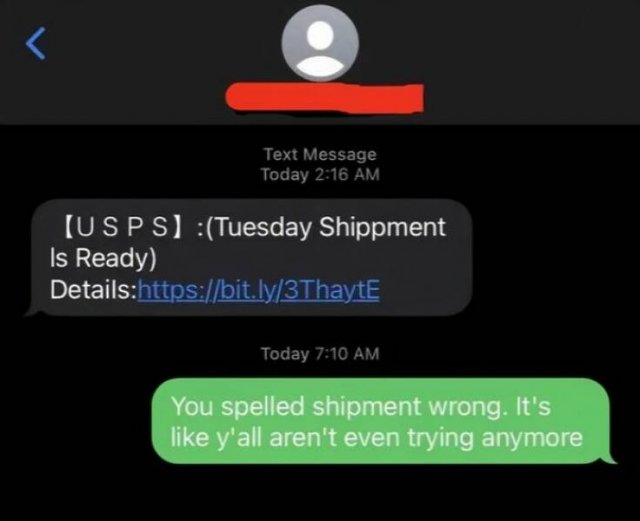 Failed Messages From Scammers (16 pics)