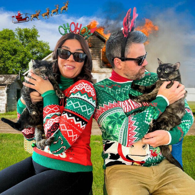 People Share Their Funny New Year Photos (24 pics)