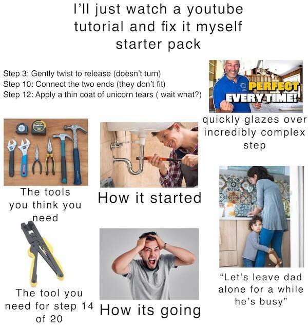Hilarious Starter Kits (25 pics)