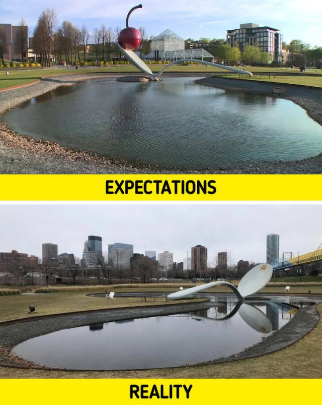 Popular Tourist Spots In Real Life (18 pics)