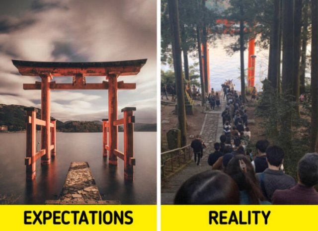 Popular Tourist Spots In Real Life (18 pics)