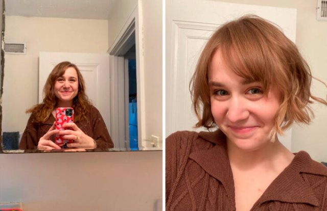 People Who Radically Changed Their Hairstyles (24 pics)