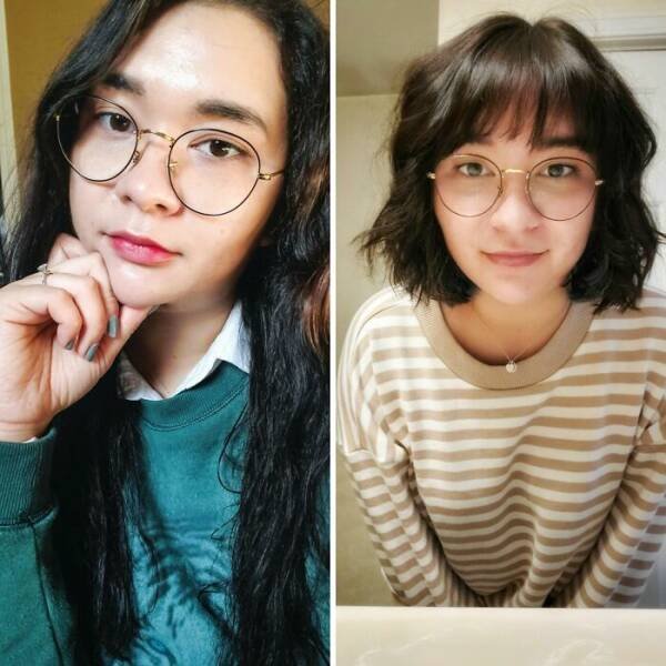 People Who Radically Changed Their Hairstyles (24 pics)