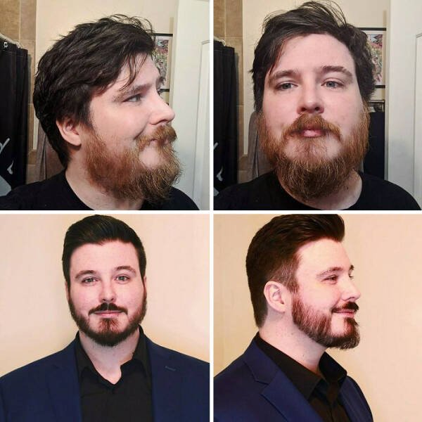 People Who Radically Changed Their Hairstyles (24 pics)