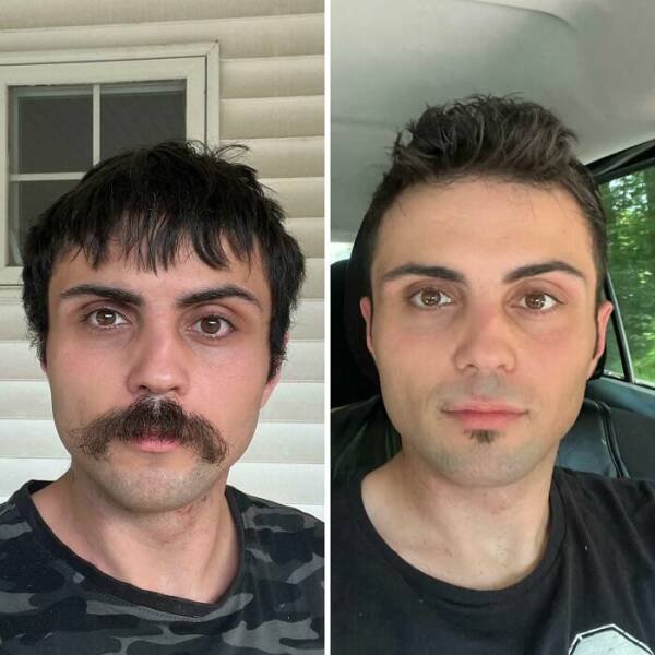 People Who Radically Changed Their Hairstyles (24 pics)