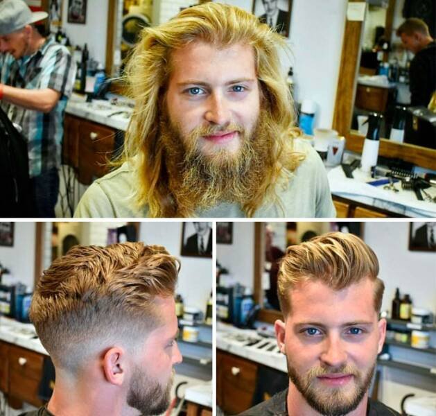 People Who Radically Changed Their Hairstyles (24 pics)
