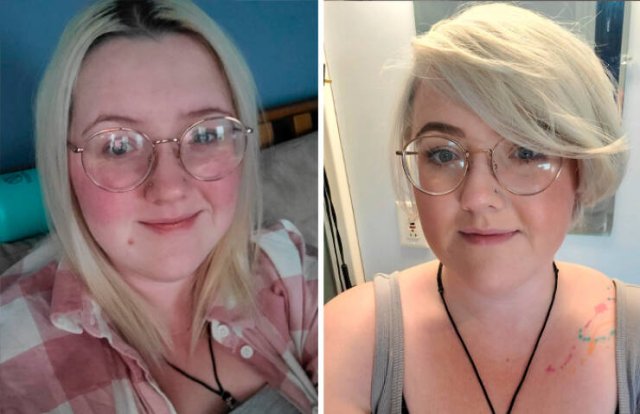 People Who Radically Changed Their Hairstyles (24 pics)