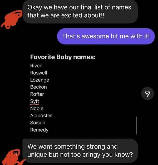 Crazy Baby Names (14 pics)