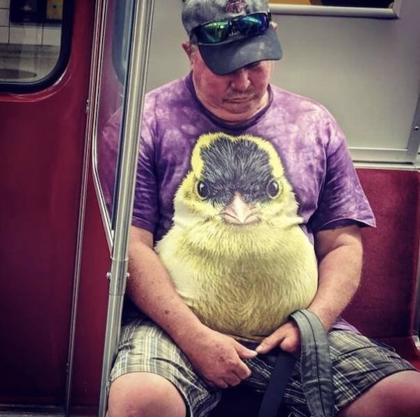 Strange People In The Subway (18 pics)