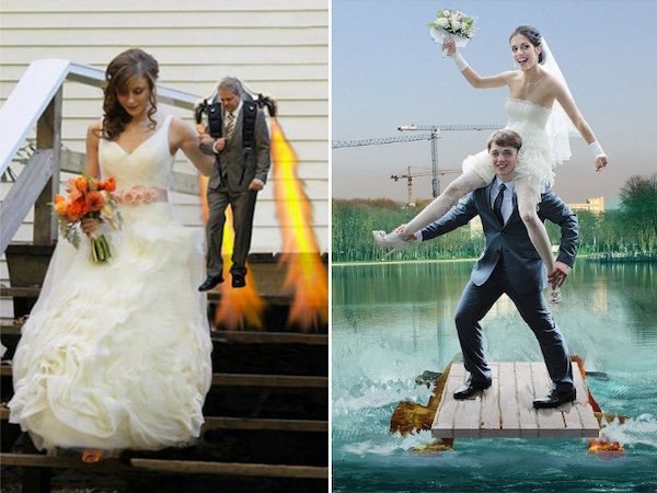 Crazy Russian Wedding Photos (38 pics)