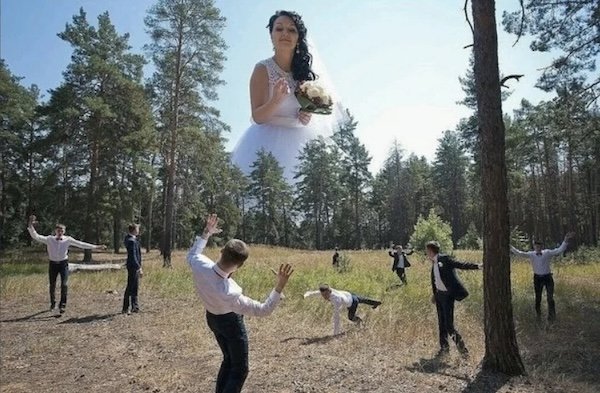 Crazy Russian Wedding Photos (38 pics)