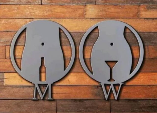 Hilarious Signs In Restrooms (17 pics)
