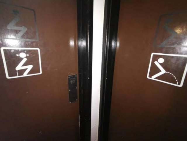 Hilarious Signs In Restrooms (17 pics)