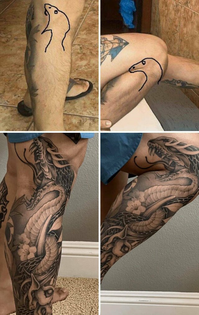 Unusual Tattoos (19 pics)