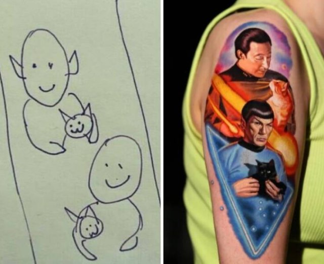 Unusual Tattoos (19 pics)