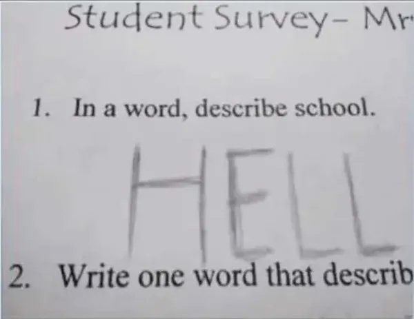Failed And Funny Kids Answers (34 pics)