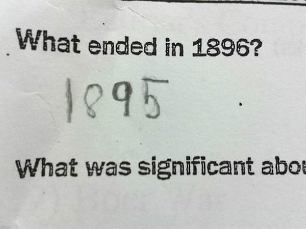 Failed And Funny Kids Answers (34 pics)
