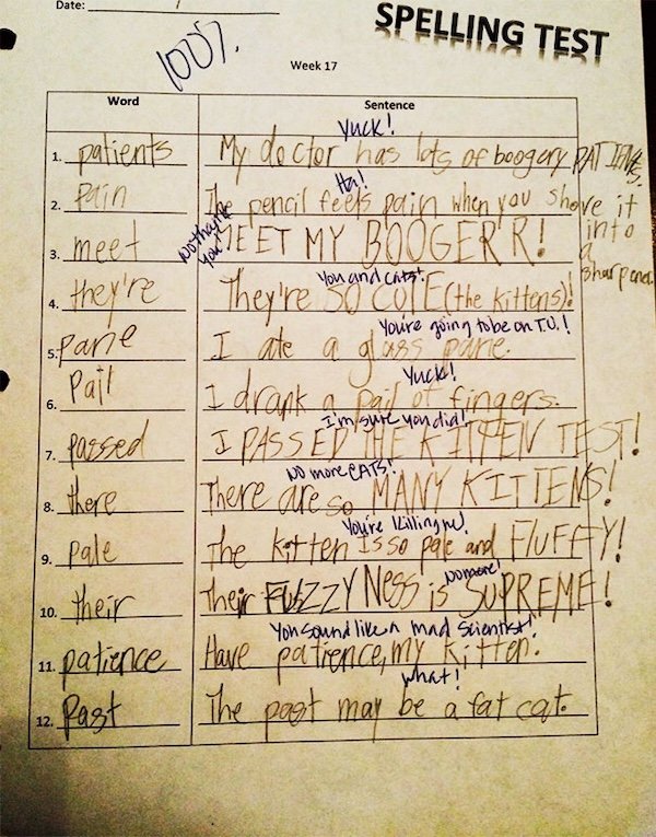 Failed And Funny Kids Answers (34 pics)