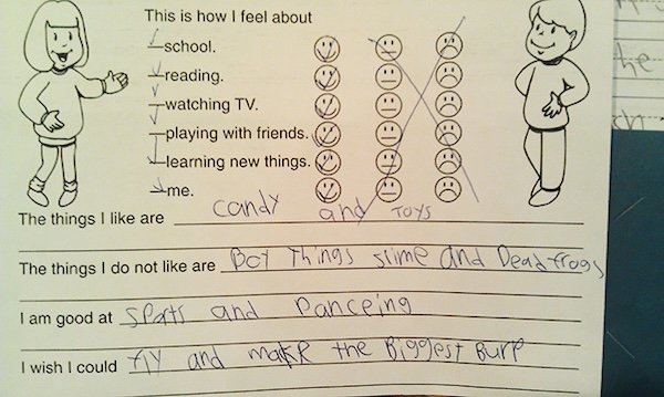 Failed And Funny Kids Answers (34 pics)