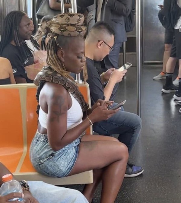 Strange People In The Subway (38 pics)