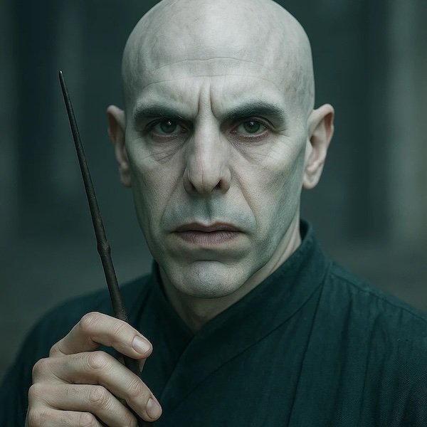 If Voldemort Were Played By Different Actors (25 pics)