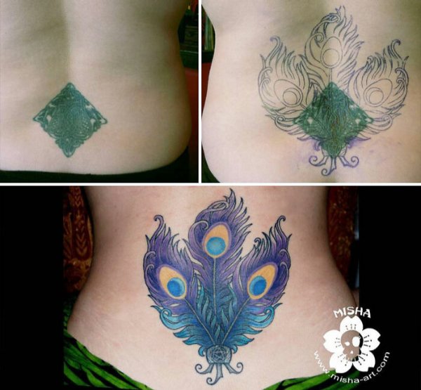 Cool Tattoo Cover Up (25 pics)