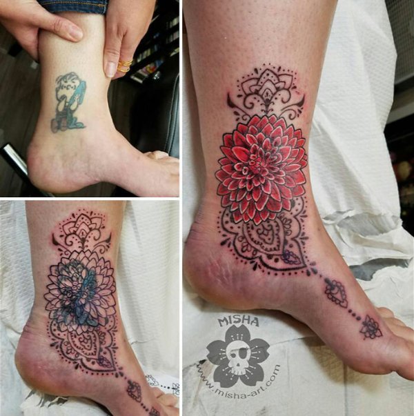 Cool Tattoo Cover Up (25 pics)