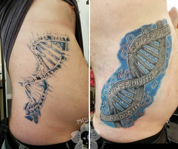 Cool Tattoo Cover Up (25 pics)