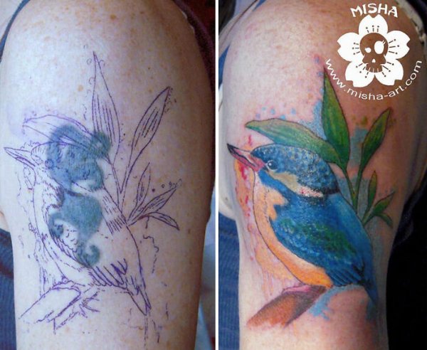Cool Tattoo Cover Up (25 pics)
