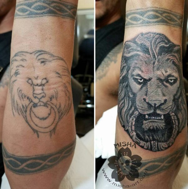 Cool Tattoo Cover Up (25 pics)
