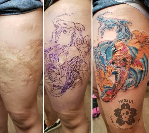 Cool Tattoo Cover Up (25 pics)