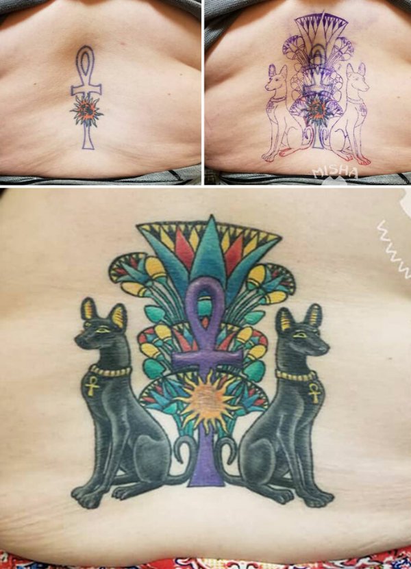Cool Tattoo Cover Up (25 pics)