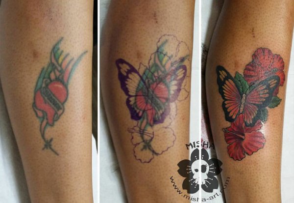 Cool Tattoo Cover Up (25 pics)