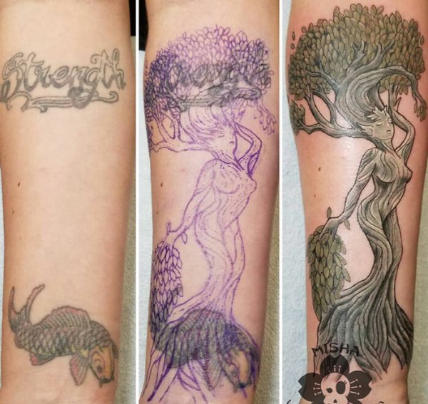 Cool Tattoo Cover Up (25 pics)