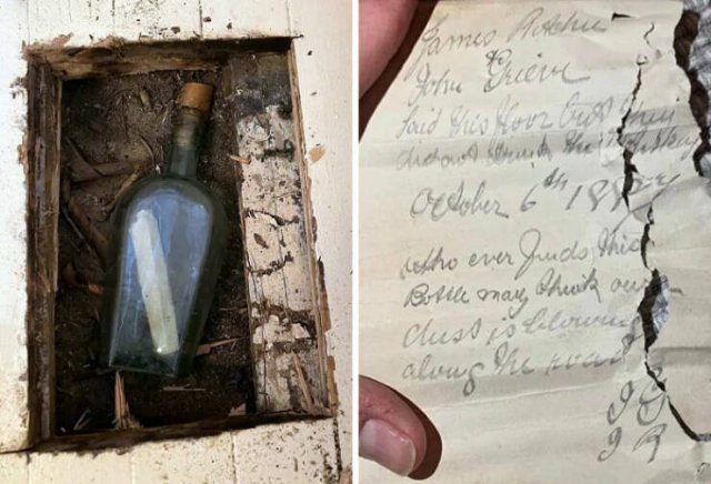 Interesting Finds In Old Houses (25 pics)