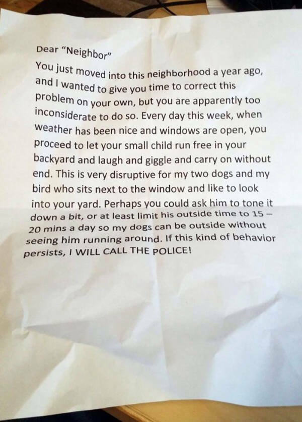 Passive Aggression From Neighbors (27 pics)