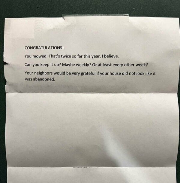 Passive Aggression From Neighbors (27 pics)