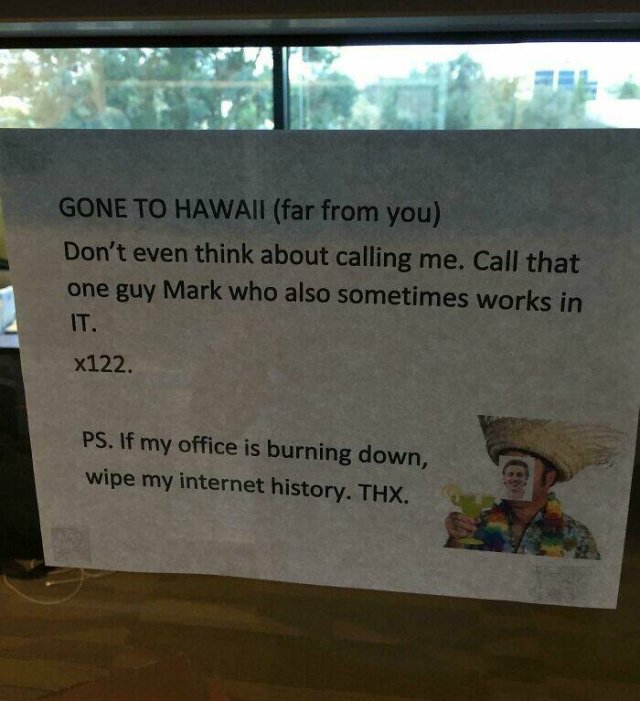 Funny Office Notes (24 pics)