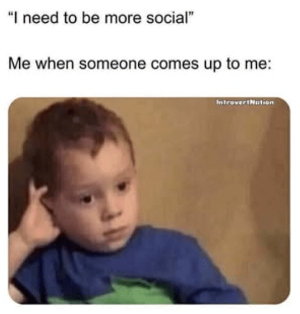 Memes For Introverts (35 pics) Memes For Introverts (35 pics)