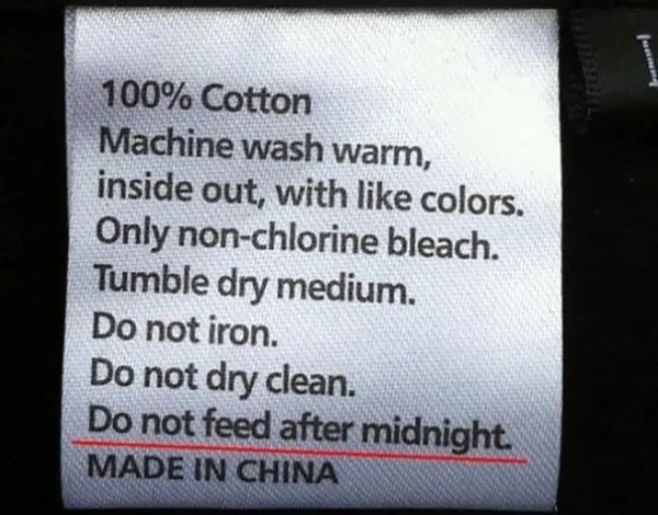 Unexpected Clothing Tags (26 pics)