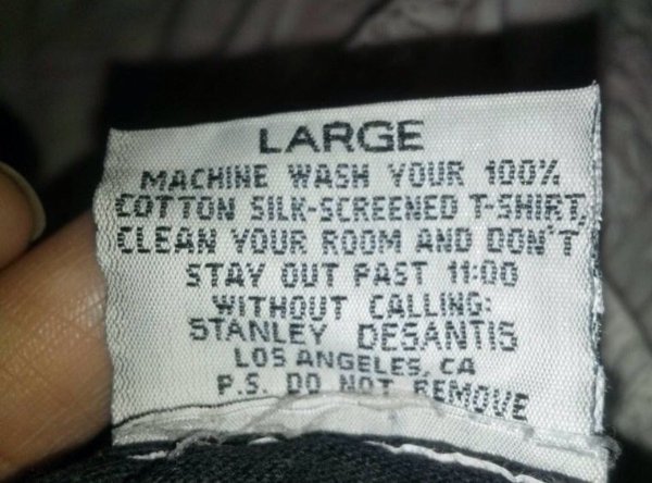 Unexpected Clothing Tags (26 pics)